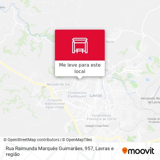 Rua Raimunda Marquês Guimarães, 957 mapa