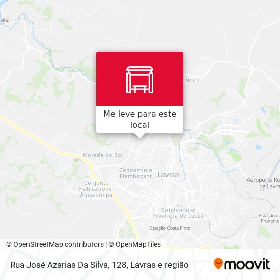 Rua José Azarias Da Silva, 128 mapa