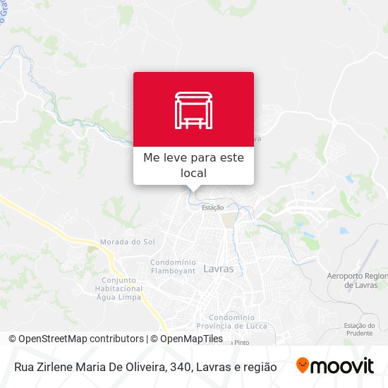 Rua Zirlene Maria De Oliveira, 340 mapa