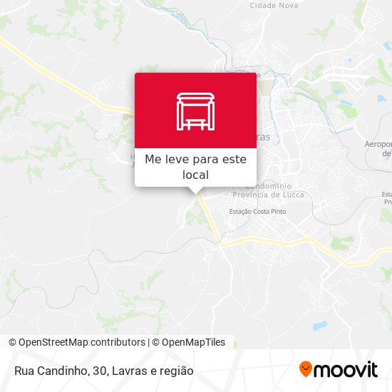 Rua Candinho, 30 mapa