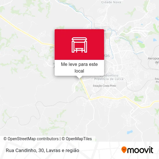 Rua Candinho, 30 mapa