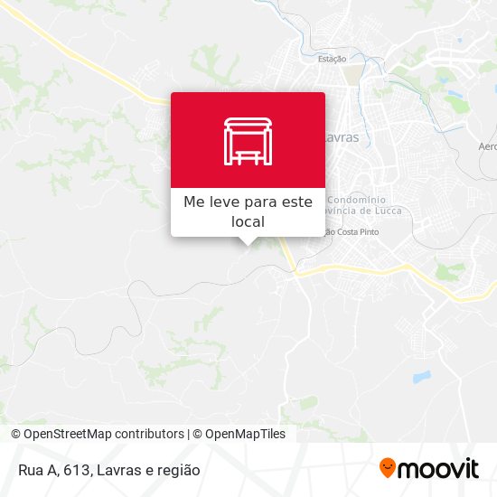 Rua A, 613 mapa