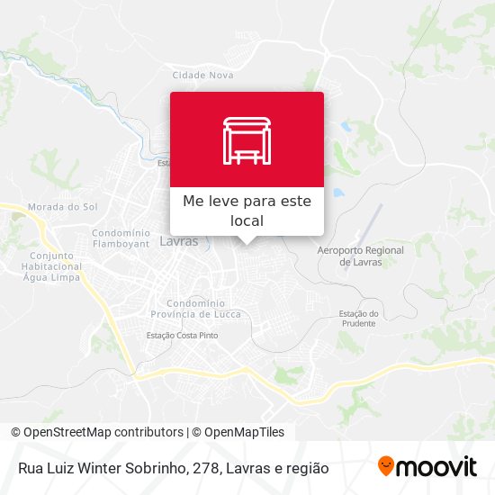 Rua Luiz Winter Sobrinho, 278 mapa