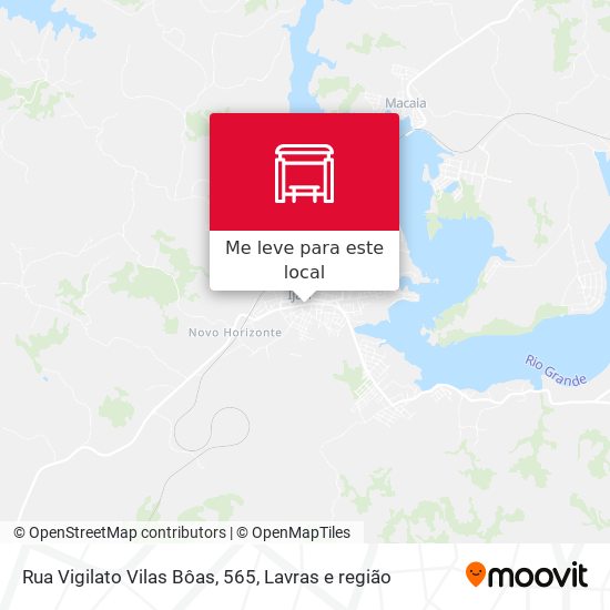 Rua Vigilato Vilas Bôas, 565 mapa
