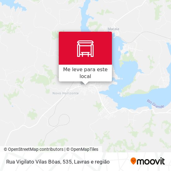 Rua Vigilato Vilas Bôas, 535 mapa