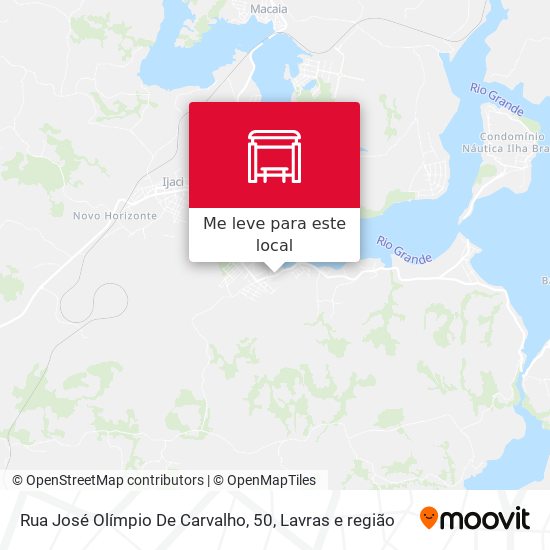 Rua José Olímpio De Carvalho, 50 mapa