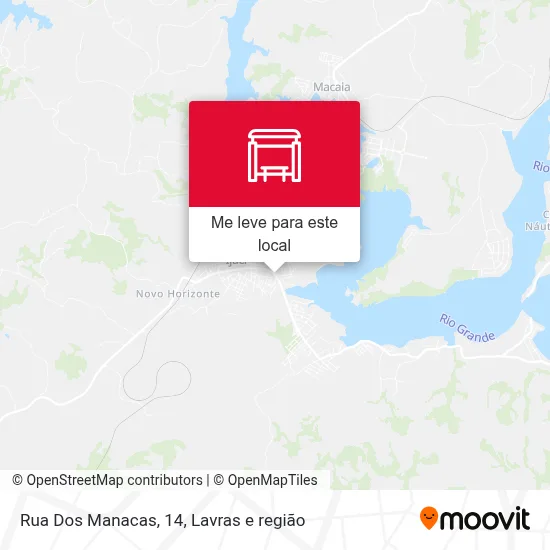 Rua Dos Manacas, 14 mapa