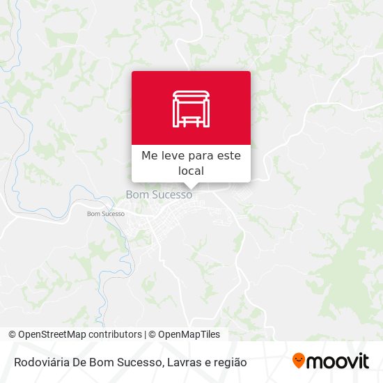 Rodoviária De Bom Sucesso mapa