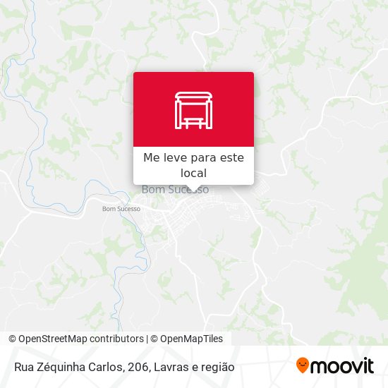 Rua Zéquinha Carlos, 206 mapa