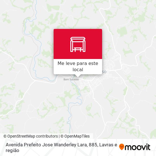 Avenida Prefeito Jose Wanderley Lara, 885 mapa