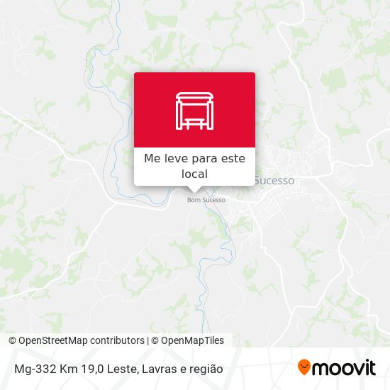 Mg-332 Km 19,0 Leste mapa
