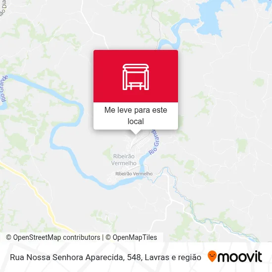 Rua Nossa Senhora Aparecida, 548 mapa