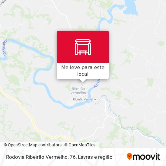 Rodovia Ribeirão Vermelho, 76 mapa