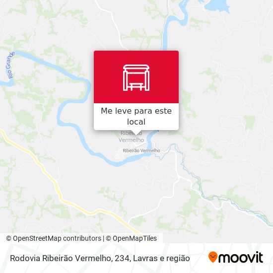 Rodovia Ribeirão Vermelho, 234 mapa