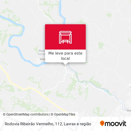 Rodovia Ribeirão Vermelho, 112 mapa