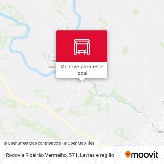 Rodovia Ribeirão Vermelho, 571 mapa