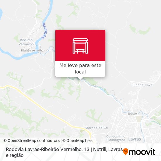 Rodovia Lavras-Ribeirão Vermelho, 13 | Nutrili mapa