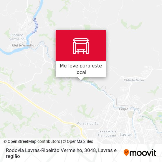 Rodovia Lavras-Ribeirão Vermelho, 3048 mapa