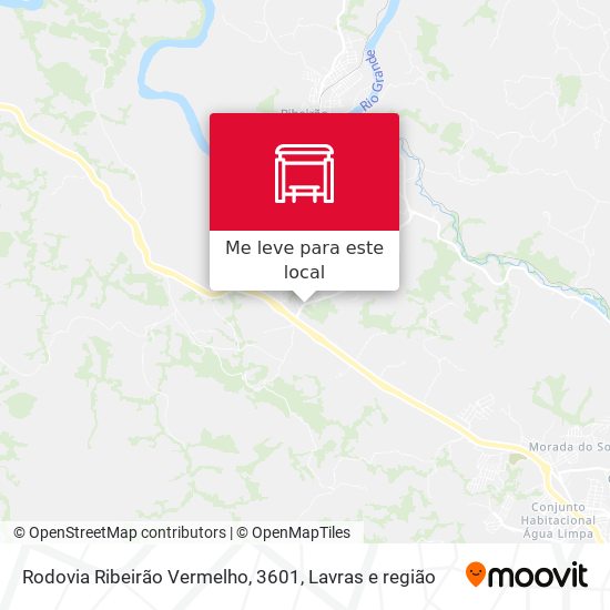 Rodovia Ribeirão Vermelho, 3601 mapa