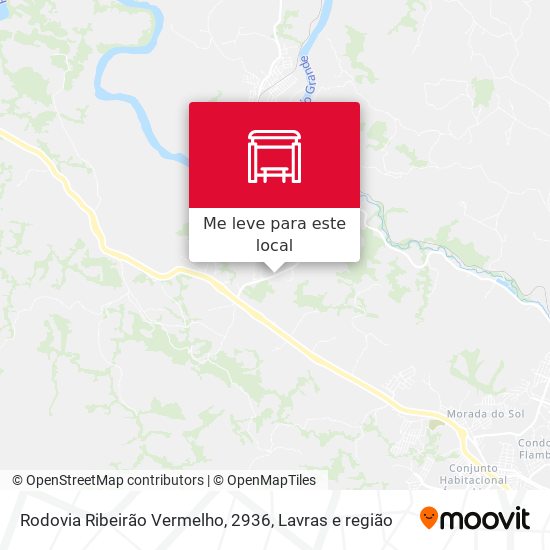 Rodovia Ribeirão Vermelho, 2936 mapa
