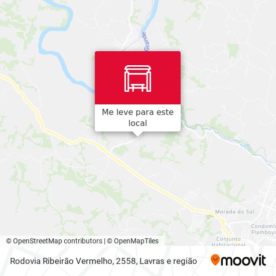 Rodovia Ribeirão Vermelho, 2558 mapa