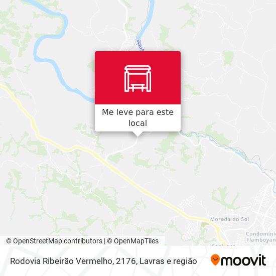 Rodovia Ribeirão Vermelho, 2176 mapa