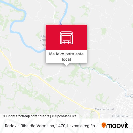 Rodovia Ribeirão Vermelho, 1470 mapa
