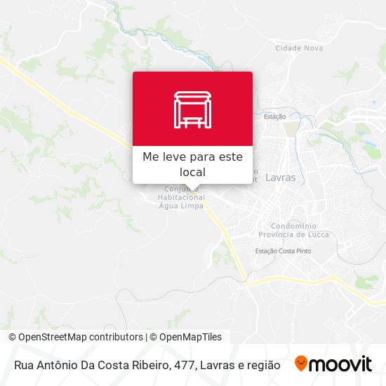 Rua Antônio Da Costa Ribeiro, 477 mapa