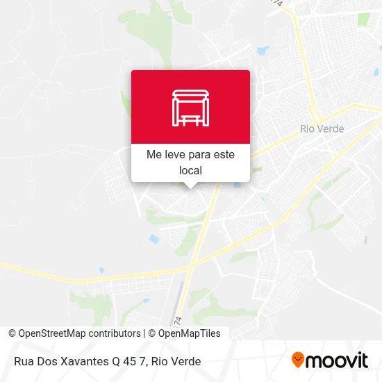 Rua Dos Xavantes Q 45 7 mapa