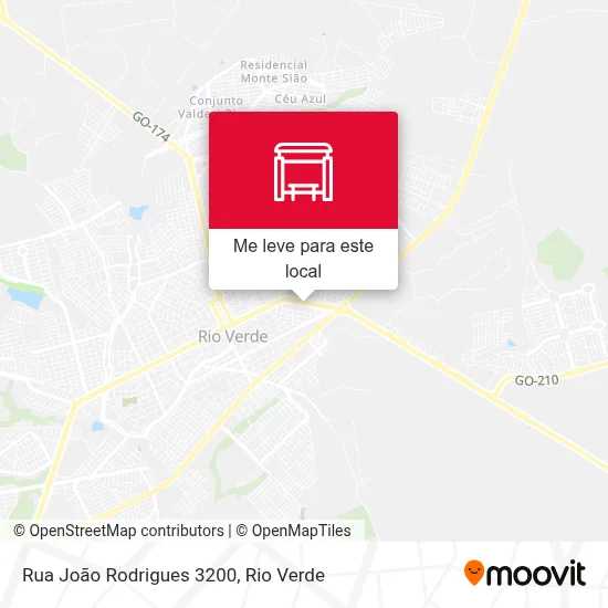 Rua João Rodrigues 3200 mapa