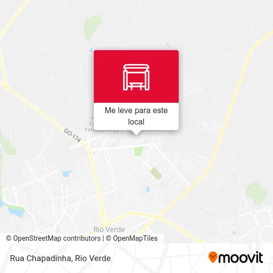 Rua Chapadinha mapa