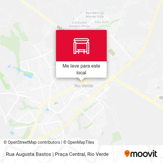 Rua Augusta Bastos | Praça Central mapa