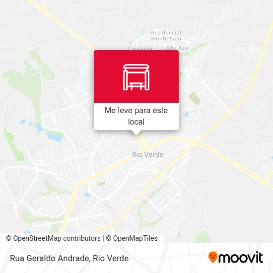 Rua Geraldo Andrade mapa