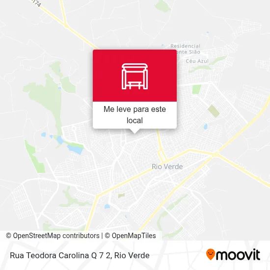 Rua Teodora Carolina Q 7 2 mapa