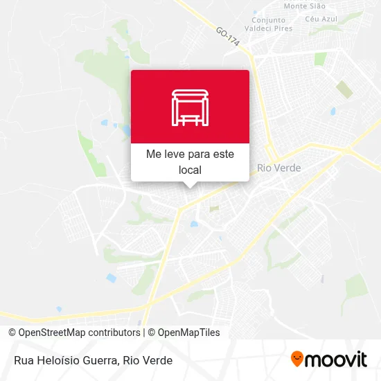 Rua Heloísio Guerra mapa