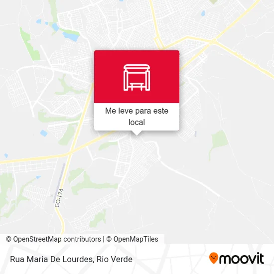 Rua Maria De Lourdes mapa