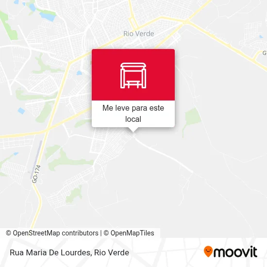 Rua Maria De Lourdes mapa