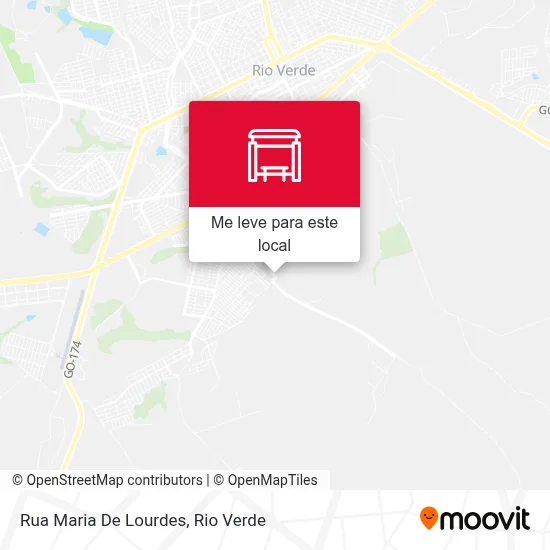 Rua Maria De Lourdes mapa