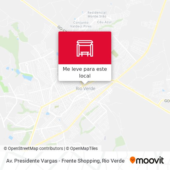 Av. Presidente Vargas - Frente Shopping mapa