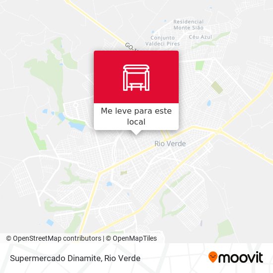 Supermercado Dinamite mapa