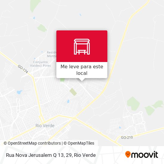 Rua Nova Jerusalem Q 13, 29 mapa