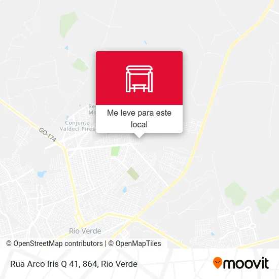 Rua Arco Iris Q 41, 864 mapa