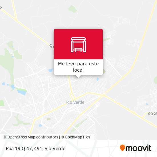 Rua 19 Q 47, 491 mapa