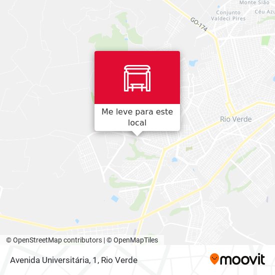 Avenida Universitária, 1 mapa