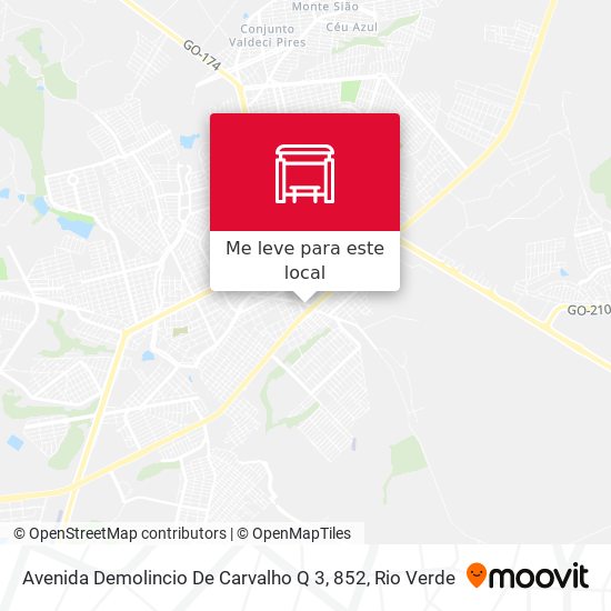 Avenida Demolincio De Carvalho Q 3, 852 mapa