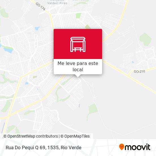 Rua Do Pequi Q 69, 1535 mapa