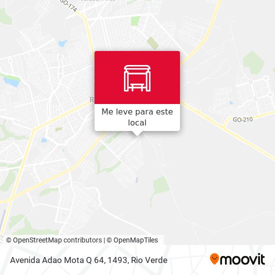 Avenida Adao Mota Q 64, 1493 mapa