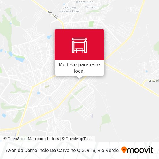 Avenida Demolincio De Carvalho Q 3, 918 mapa