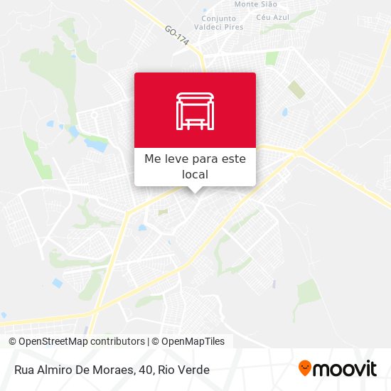 Rua Almiro De Moraes, 40 mapa
