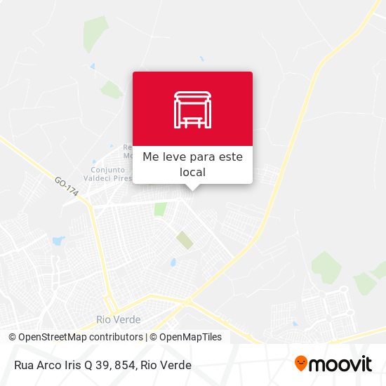 Rua Arco Iris Q 39, 854 mapa